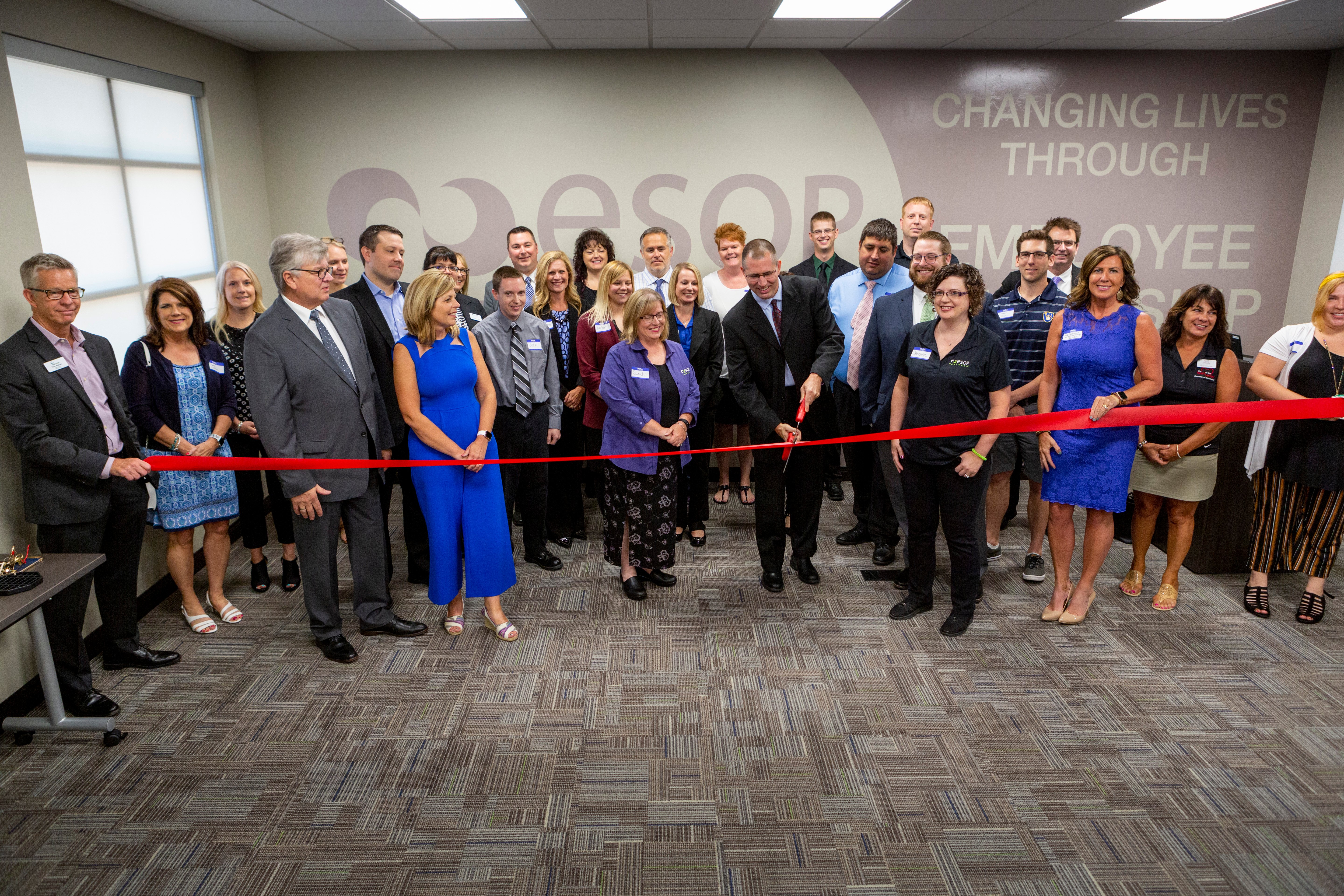 ESOP Partners_cutting the ribbon 7.10.19