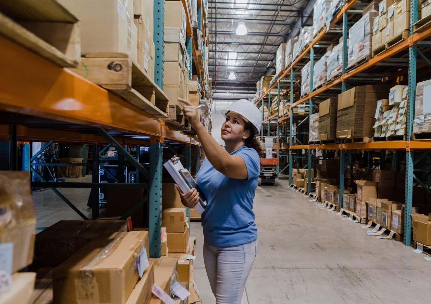 woman warehouse worker